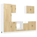 Ensemble d'armoires de cuisine 7 pcs Kalmar bois d'ingénierie