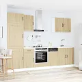 Ensemble d'armoires de cuisine 7 pcs Kalmar bois d'ingénierie