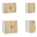 Ensemble d'armoires de cuisine 7 pcs Kalmar bois d'ingénierie