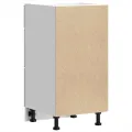 Armoire de cuisine Kalmar gris béton bois d'ingénierie