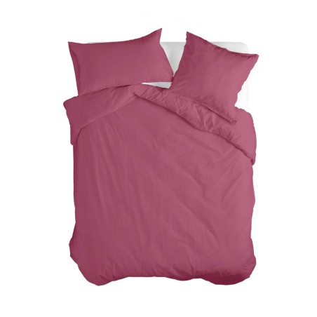 Housse de Couette HappyFriday BASIC Magenta Lit 1 persone 180 x 220 cm