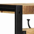 Porte-manteau 80x35x35 cm bois de manguier massif brut