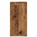 Armoire à chaussures vieux bois 32x35x70 cm bois d'ingénierie
