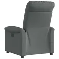 Fauteuil de massage inclinable Gris foncé Tissu