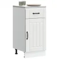 Armoire de cuisine Lucca blanc bois d'ingénierie