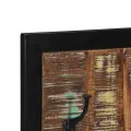 Porte-manteau multicolore 40x2x80 cm bois massif récupération