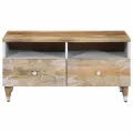 Table basse 80x54x40 cm bois de manguier massif