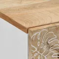 Tables de chevet 2 pcs 40x33,5x46 cm Bois de manguier solide