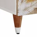Tables de chevet 2 pcs 40x33,5x46 cm Bois de manguier solide
