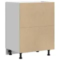Meuble de base de lavabo Lucca chêne sonoma bois d'ingénierie