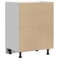 Meuble de base de lavabo Lucca blanc bois d'ingénierie