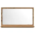  Armoire à miroir de salle de bain chêne artisanal 60x11x37 cm