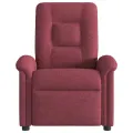 Fauteuil inclinable Rouge bordeaux Tissu