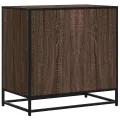 Commode chêne marron 70x41x70 cm bois d'ingénierie