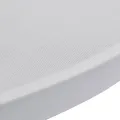 Housses élastiques de table Ø 80 cm Blanc 2 pcs