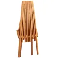 Chaises pliables d'extérieur lot de 2 Bois d'acacia solide