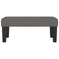 Banc Gris 70x30x30 cm Similicuir