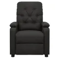 Fauteuil inclinable Noir Tissu