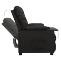 Fauteuil inclinable Noir Tissu