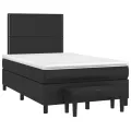 cadre de lit matelas Noir 120x200 cm Similicuir