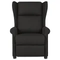 Fauteuil inclinable Noir Tissu