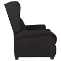 Fauteuil inclinable Noir Tissu