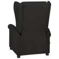 Fauteuil inclinable Noir Tissu