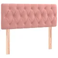 cadre de lit avec matelas Rose 90x190 cm Velours