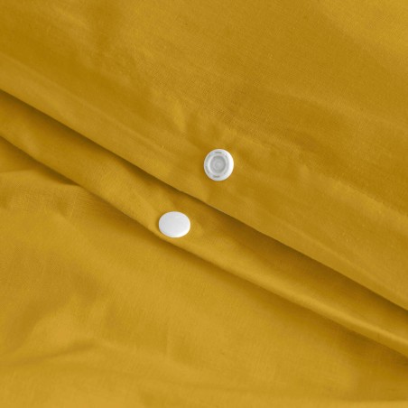 Set di copripiumino HappyFriday Basic Kids Senape Culla Neonato 2 Pezz