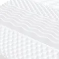 Lit de jour avec gigogne et matelas gris clair 90x200 cm tissu