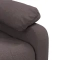 Fauteuil de massage Marron foncé Tissu