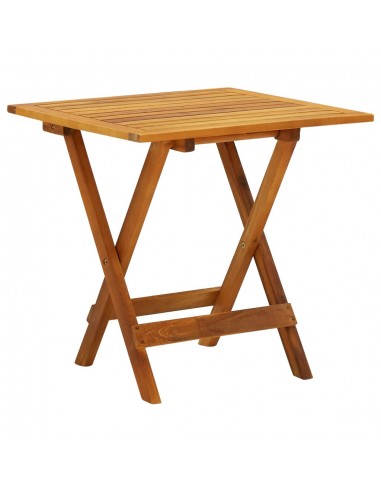 Table de bistro 46x46x47 cm Bois d'acacia massif