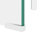 Meuble TV/pour moniteur 60x25x11 cm verre transparent