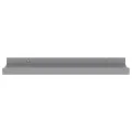 Étagères murales 4 pcs Gris 40x9x3 cm