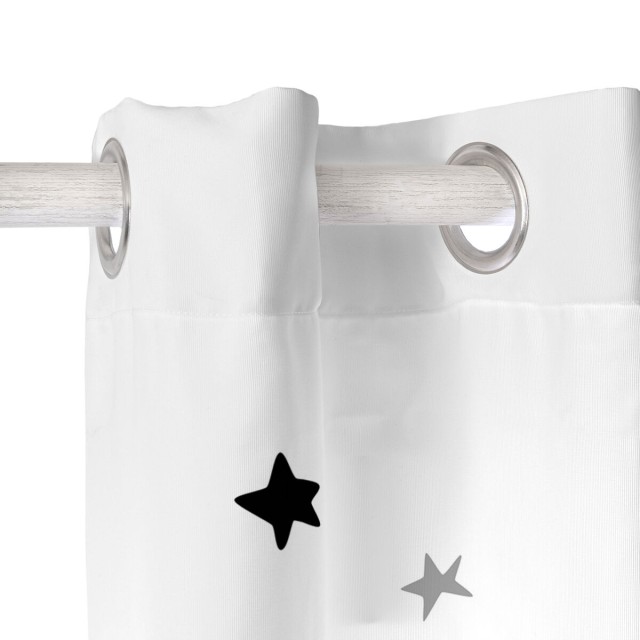Gordijnen HappyFriday BLANC Multicolour Sterren 140 x 300 cm