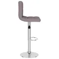 Tabouret de bar Taupe Tissu
