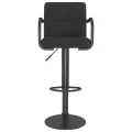 Tabouret de bar Noir Tissu