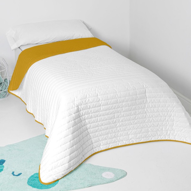 Sprei HappyFriday Basic Kids Dash Mosterd 200 x 260 cm