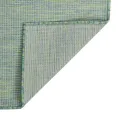 Tapis à tissage plat d'extérieur 80x250 cm Turquoise