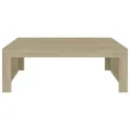 Table basse Chêne sonoma 100x100x35 cm Bois d'ingénierie