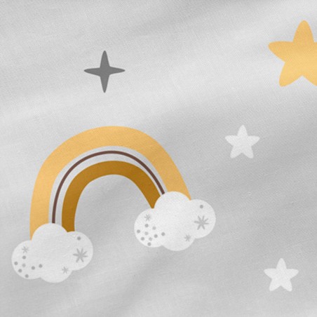 Onderlaken HappyFriday MOSHI MOSHI Multicolour 105 x 200 x 32 cm