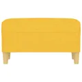 Banc Jaune clair 70x35x41 cm Tissu