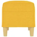 Banc Jaune clair 70x35x41 cm Tissu