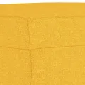 Banc Jaune clair 70x35x41 cm Tissu