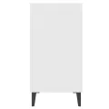Buffet blanc 57x35x70 cm bois d’ingénierie