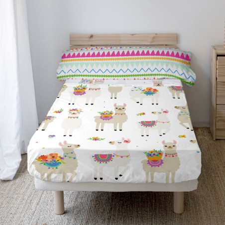 Juego de Sábanas HappyFriday MOSHI MOSHI Multicolor Cama de 80/90 160