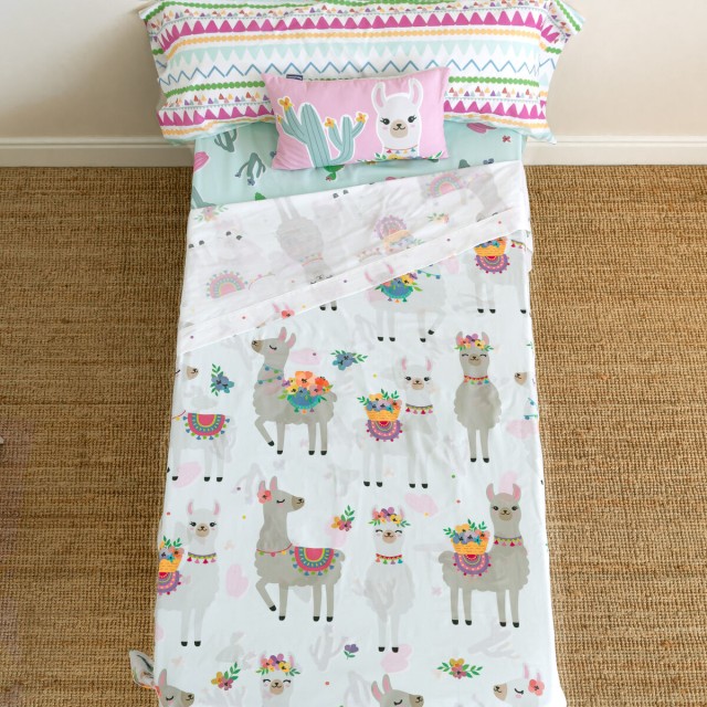 Set beddengoed HappyFriday MOSHI MOSHI Multicolour Bed van 80/90 160 x