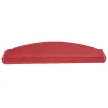 Tapis d'escalier 10 pcs 65x24x4 cm Rouge bordeaux