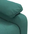 Fauteuil inclinable électrique Vert foncé Tissu