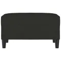 Repose-pied Noir 70x55x41 cm Tissu